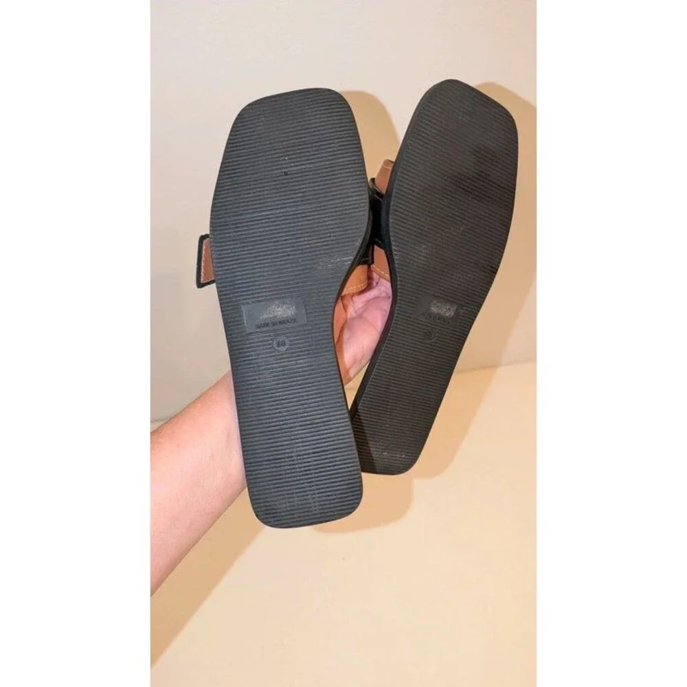 Anthropology women's size 6 slides sandals